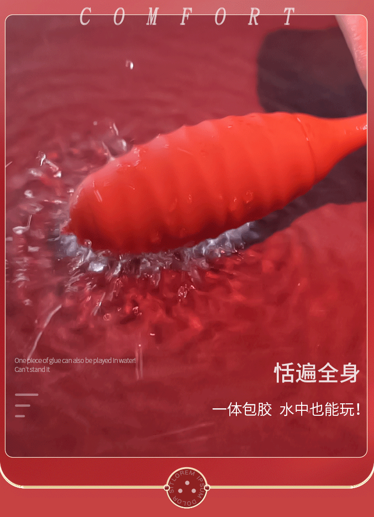 Bộ trứng rung lưỡi liếm Jiuuy 10 chế độ kích thích mạnh mẽ