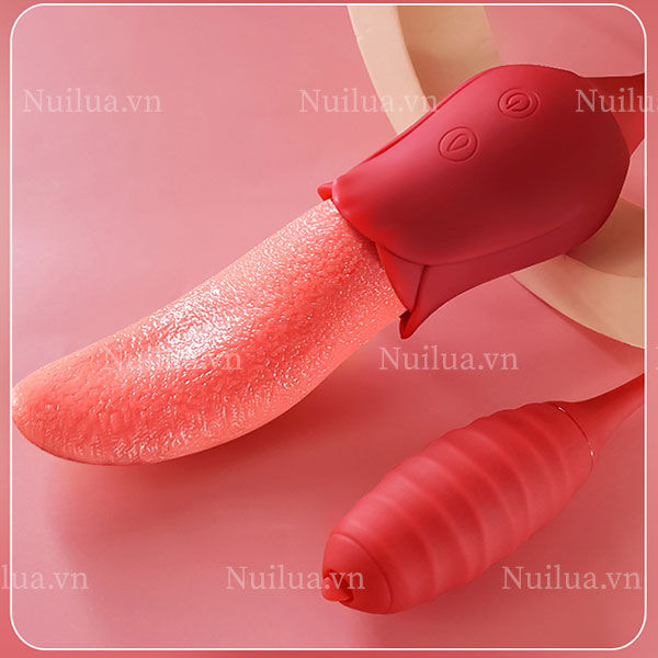Bộ trứng rung lưỡi liếm Jiuuy 10 chế độ đa năng cho nữ