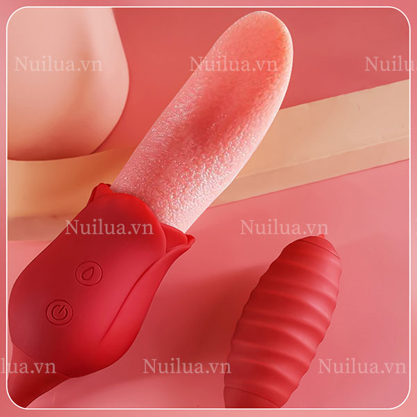 Bộ trứng rung lưỡi liếm Jiuuy 10 chế độ đa năng cho nữ