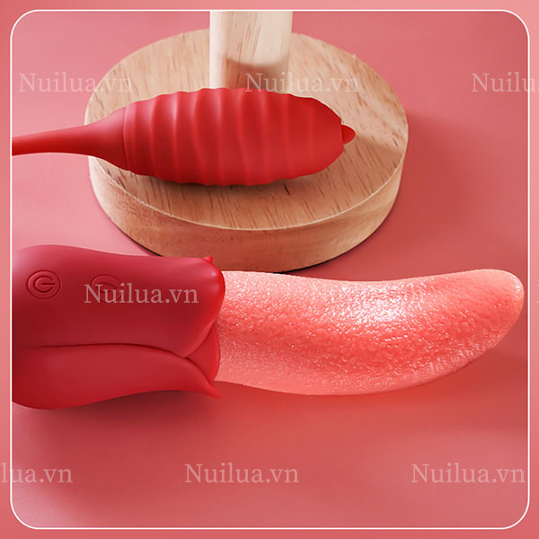 Bộ trứng rung lưỡi liếm Jiuuy 10 chế độ đa năng cho nữ