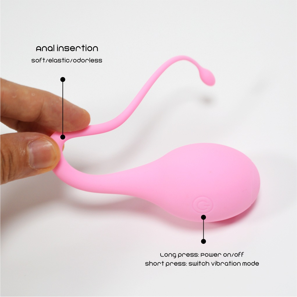 Trứng rung tinh trùng 10 chế độ điều khiển từ xa silicone an toàn
