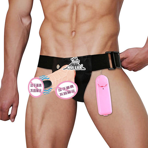 Dương vật giả dây đeo rung mạnh thoáng khí tăng khoái cảm