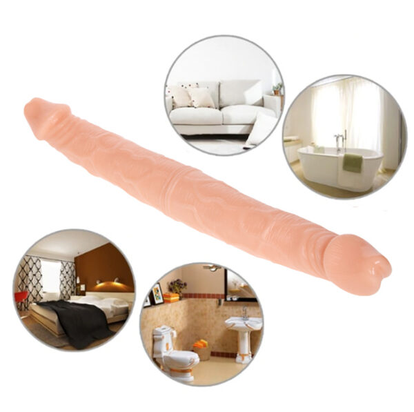 Dương vật giả silicon 2 đầu Baile Double Dong 14 inch siêu thực, bền đẹp