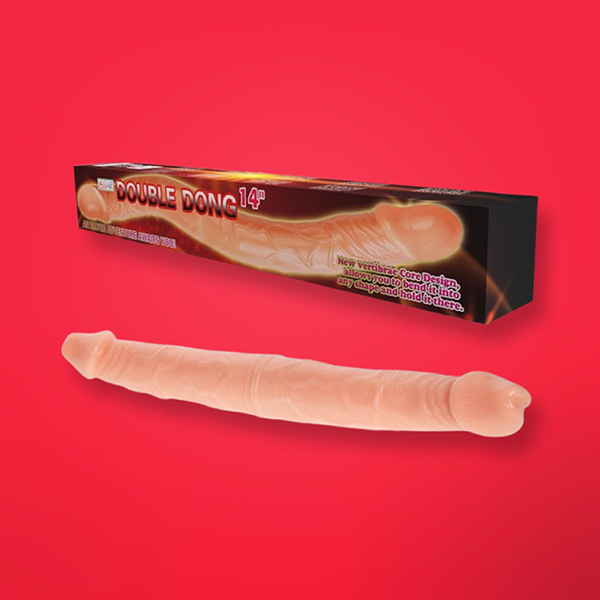 Dương vật giả 2 đầu silicon Baile Double Dong 14 inch đa năng 