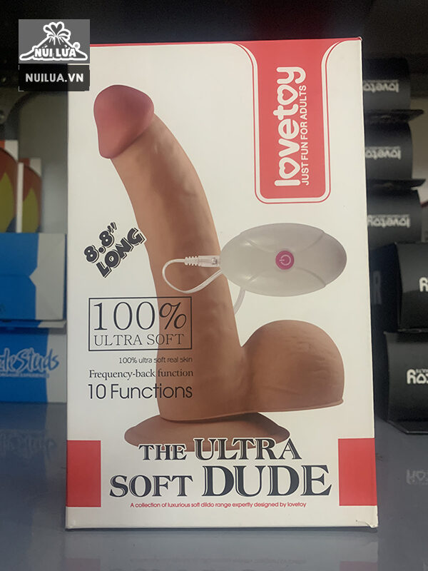 Lovetoy Ultra Soft Dude 8.8 inch Dương vật giả mềm mại thoải mái