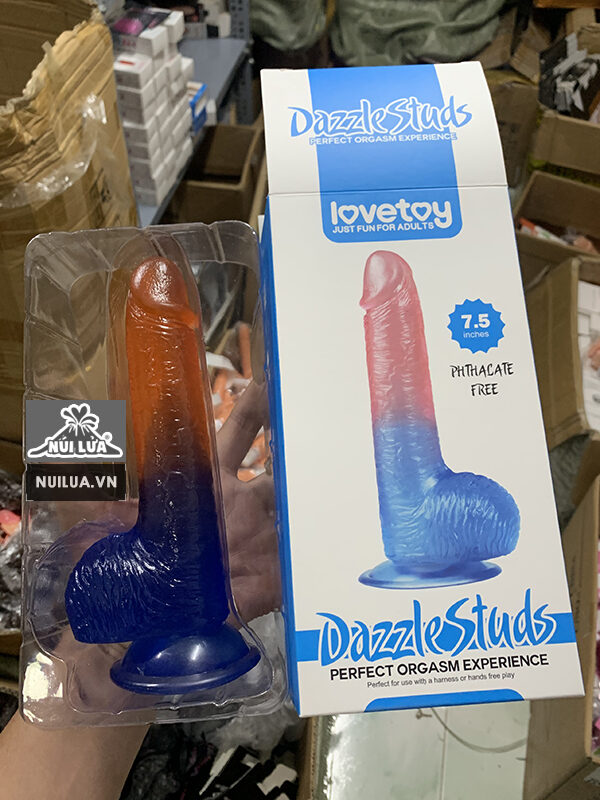 Lovetoy Dazzle Studs 75 inch Dương vật giả gắn tường Siêu thực, Bền bỉ, Hấp dẫn