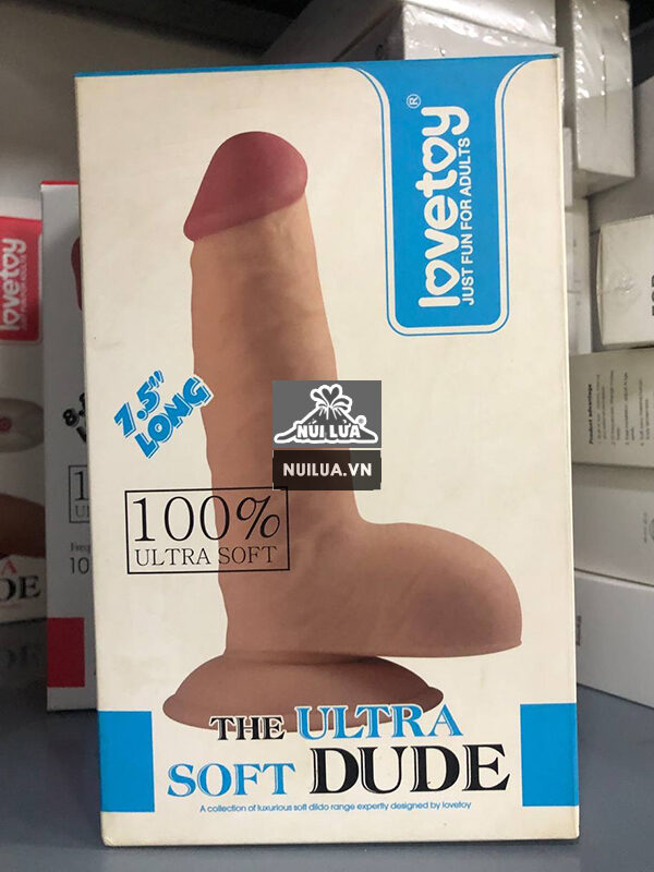 Lovetoy The Ultra Soft Dude 7.5 inch Dương vật giả cao cấp Mềm mại