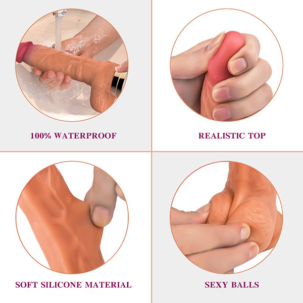 Dương Vật Giả Gắn Tường Chân Thật Rung Thụt Mạnh Kích Thích