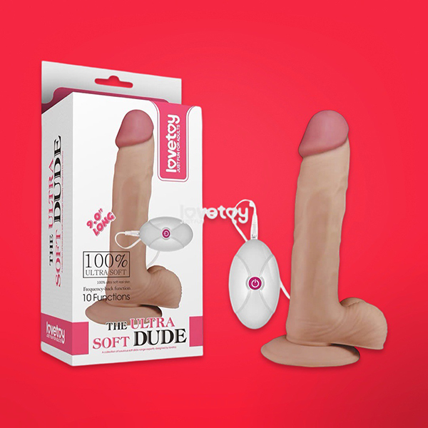 Dương vật giả Lovetoy The Ultra Soft Dude 9inch siêu mềm