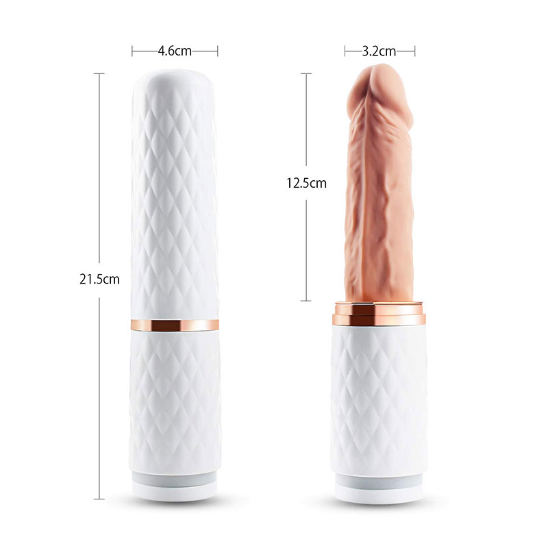 Dương vật giả Diamond Love rung thụt, điều khiển từ xa, cực phê