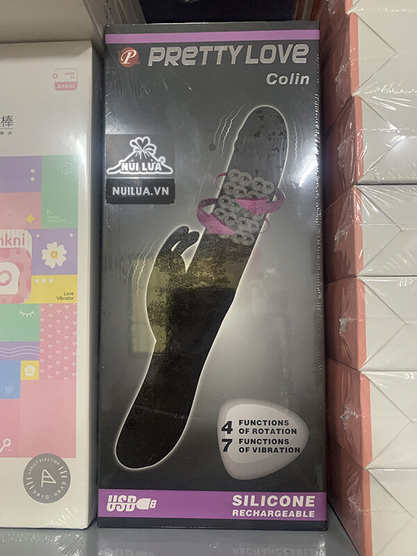 Máy rung dương vật giả Pretty Love Colin xoay ngoáy kích thích
