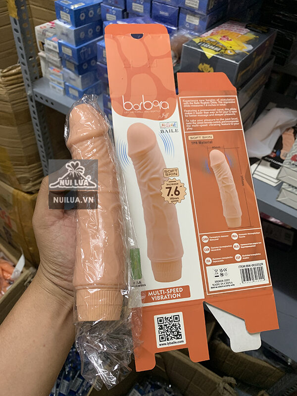 Dương vật giả Barbara 7.6 inch rung mạnh mượt bán chạy kích thích