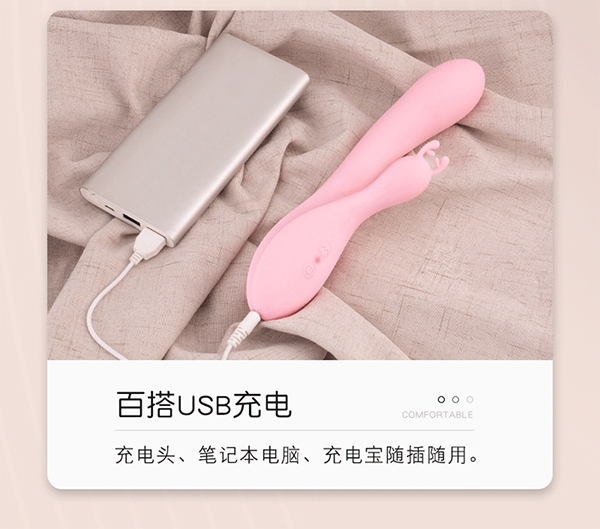 Dương vật giả cầm tay Lilo We Love tai thỏ rung mạnh, kích thích nữ