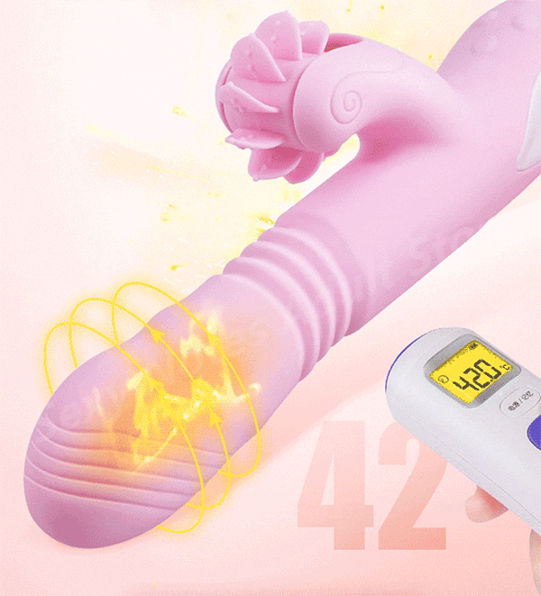 Dương vật giả Mizz Zee Mysteri rung ngoáy thụt nhiệt sạc USB cao cấp