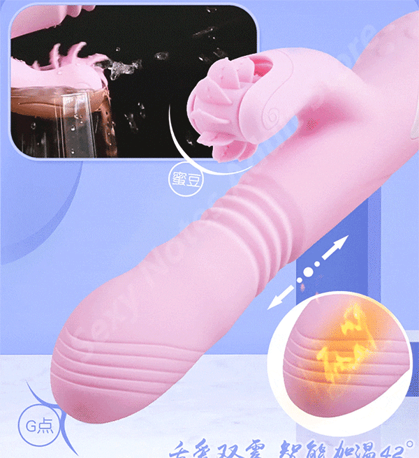 Dương vật giả Mizz Zee Mysteri rung ngoáy thụt nhiệt sạc USB cao cấp