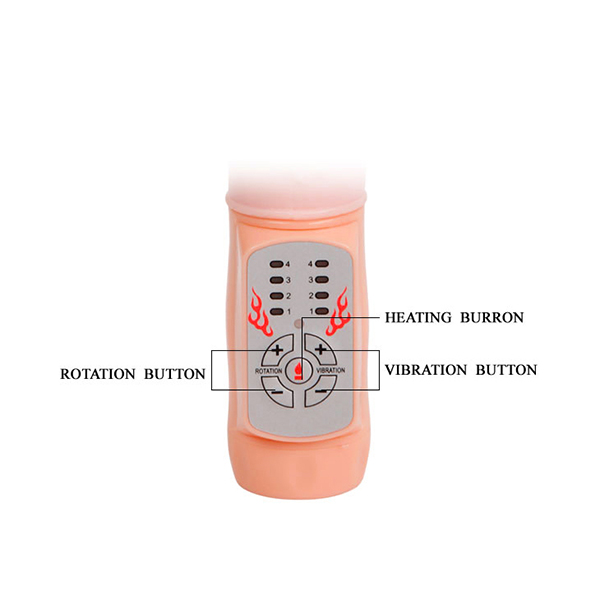 Dương vật giả rung ngoáy thụt Hot Bunny phát nhiệt 48 độ mềm mại kích thích