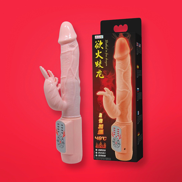 Dương vật giả rung ngoáy phát nhiệt 48 độ Baile