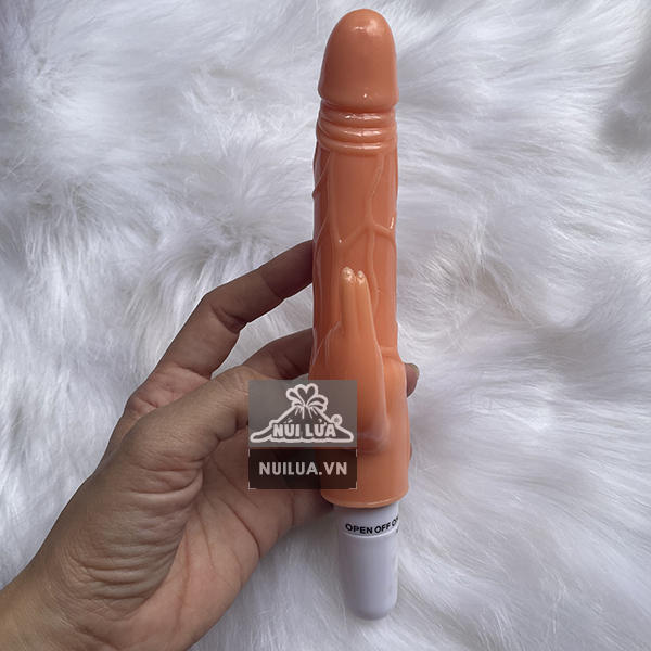 Dương vật giả Baile rung kích thước nhỏ silicon ABS pin AAA