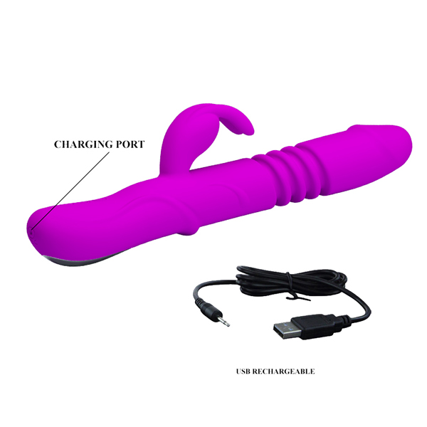 Dương vật giả Pretty Love Ward đa chức năng rung thụt xoay siêu sướng