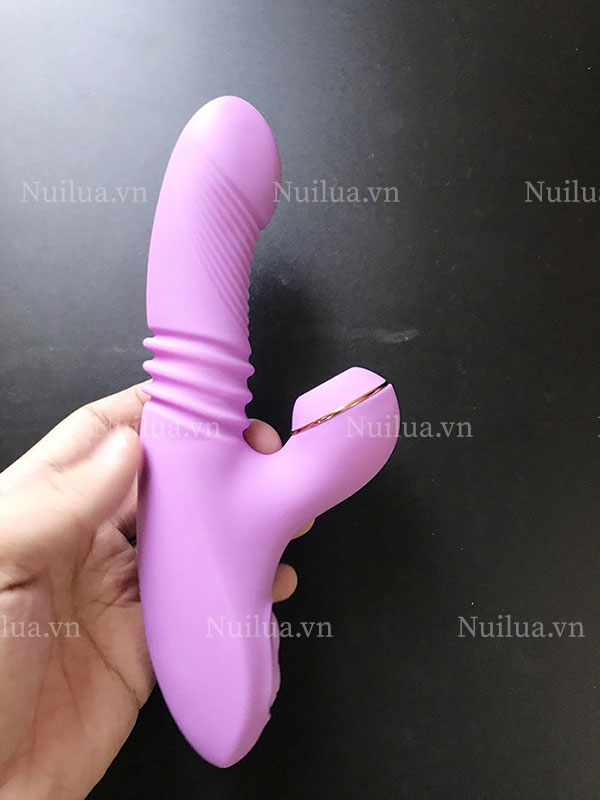 Dương vật giả Dibe rung thụt bú hút massage điểm G kích thích