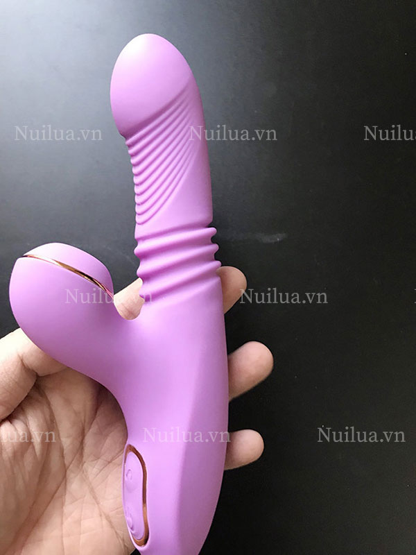 Dương vật giả Dibe rung thụt bú hút massage điểm G kích thích