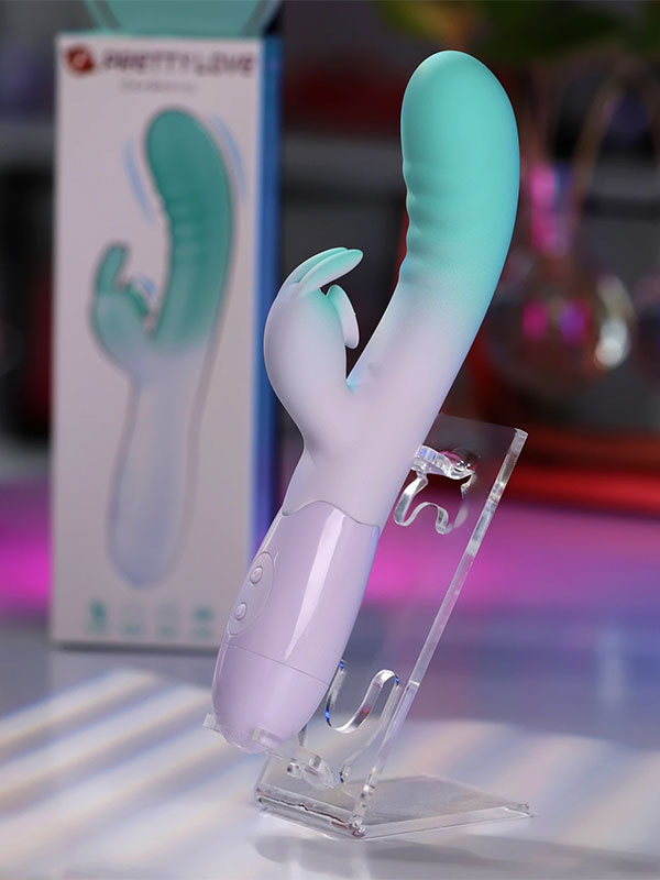 Máy massage điểm G Pretty Love Cerberus 30 tần số rung silicon mềm