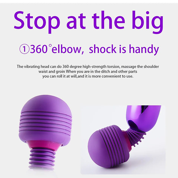 Chày Rung Massage Mini Mạ Kim Sạc Pin Giảm Mỡ Giữ Dáng