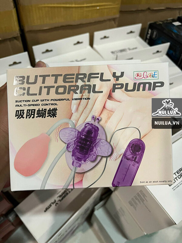 bướm rung liếm âm đạo butterfly pump silicon an toàn kích thích