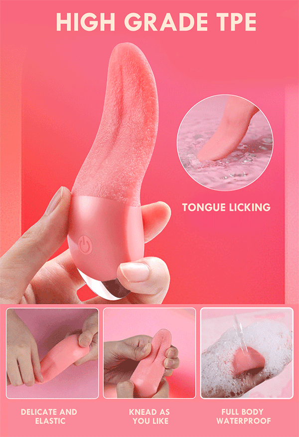 Lưỡi liếm Elfgame siêu mềm 10 chế độ kích thích điểm G Lưỡi liếm Elfgame siêu mềm 10 chế độ kích thích điểm G