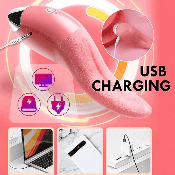 Lưỡi liếm Elfgame siêu mềm 10 chế độ kích thích điểm G Lưỡi liếm Elfgame siêu mềm 10 chế độ kích thích điểm G