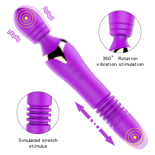 Chày rung Lucy 2 đầu cao cấp kích thích mạnh mẽ mua ngay