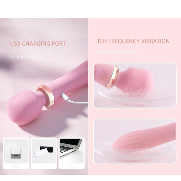 Chày Rung Lilo 2 Đầu Massage G Điểm Cực Phê Tê Tái