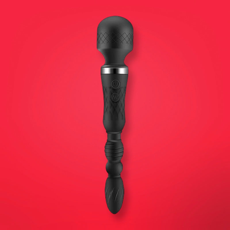 Chày Rung Massage Stick AV 2 Đầu Kích Thích Âm Đạo Hậu Môn Silicon ABS 