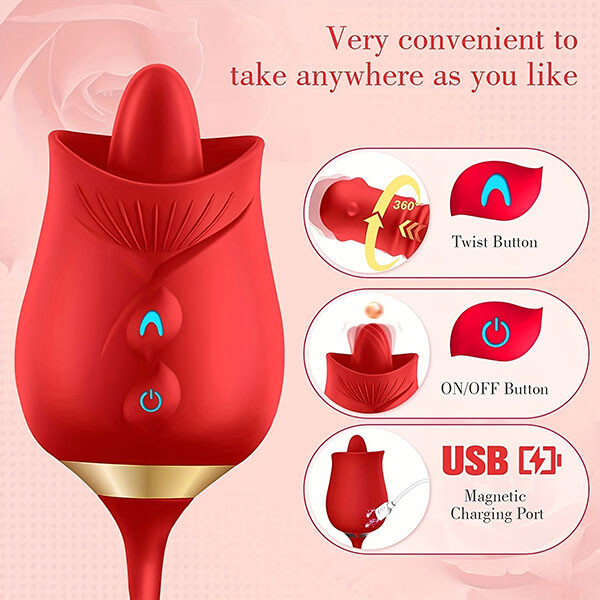 Máy bú liếm hoa hồng trứng rung thụt xoay kích thích cực mạnh Máy bú liếm hoa hồng trứng rung thụt xoay kích thích cực mạnh