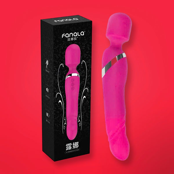 Chày rung hai đầu có đuôi xoay Fanala 12 chế độ rung thư giãn 