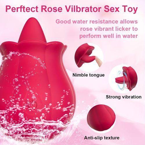 Bông hồng liếm HOT JOY NIGHT 10 chế độ, silicon cao cấp, rung cực phê Bông hồng liếm HOT JOY NIGHT 10 chế độ, silicon cao cấp, rung cực phê