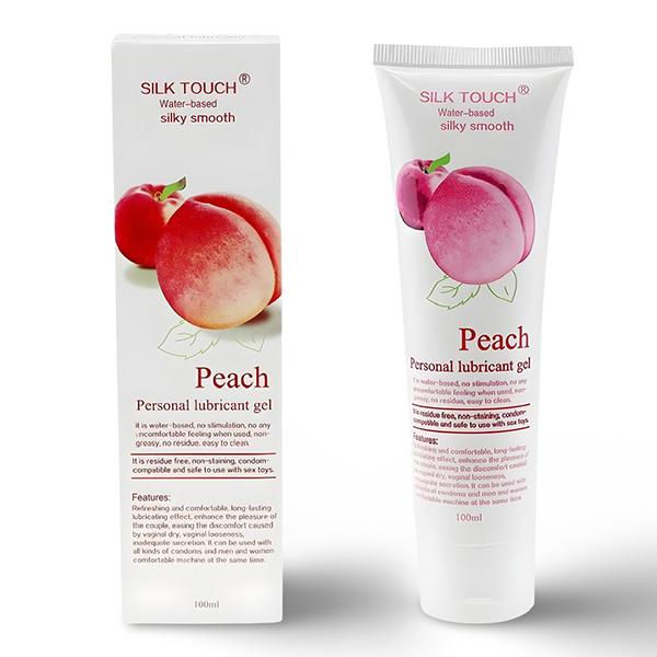 Gel Bôi Trơn Silk Touch Peach 100ml Mùi Đào Thơm Ngọt Dễ Chịu 