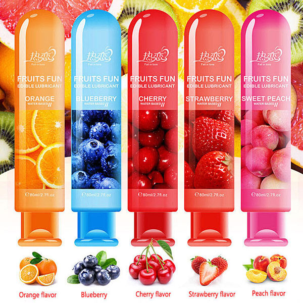 Gel bôi trơn trái cây Fruits Fun 80ml an toàn ăn được 