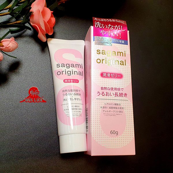 Gel bôi trơn Sagami Nhật Bản 60g mềm mượt an toàn tăng khoái cảm