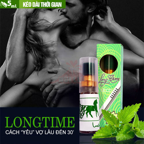 Thuốc xịt Thái Longtime chống xuất tinh sớm kéo dài quan hệ nam giới