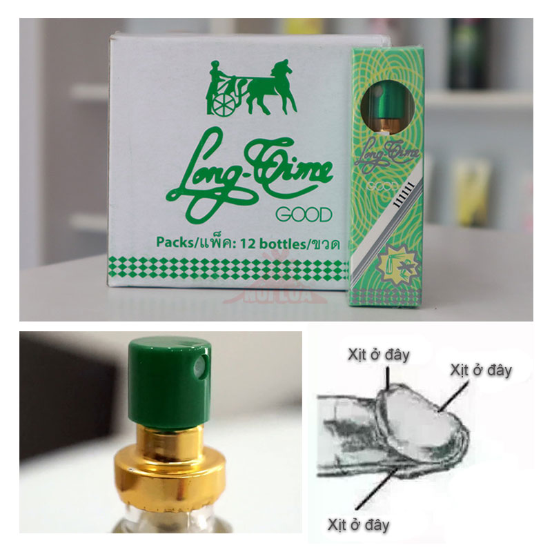 Thuốc xịt Thái Longtime chống xuất tinh sớm kéo dài quan hệ nam giới