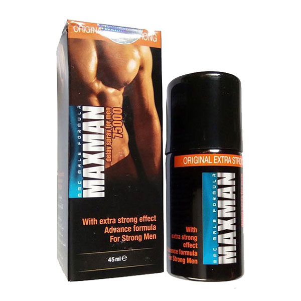 Chai chống xuất tinh sớm Maxman 75000 45ml lidocaine kéo dài quan hệ 