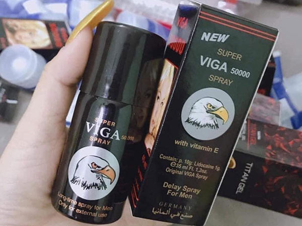 Viga 50000 45ml Chai xịt chống xuất tinh nhanh Tăng khoái cảm