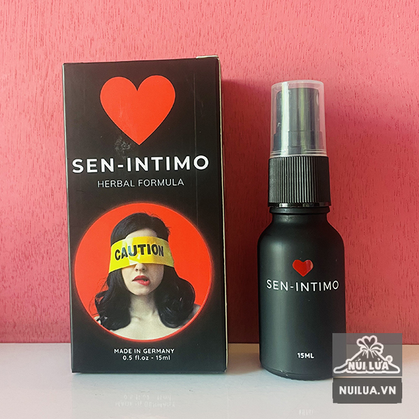 Chai xịt kéo dài quan hệ Sen-Intimo 15ml chiết xuất thiên nhiên an toàn 