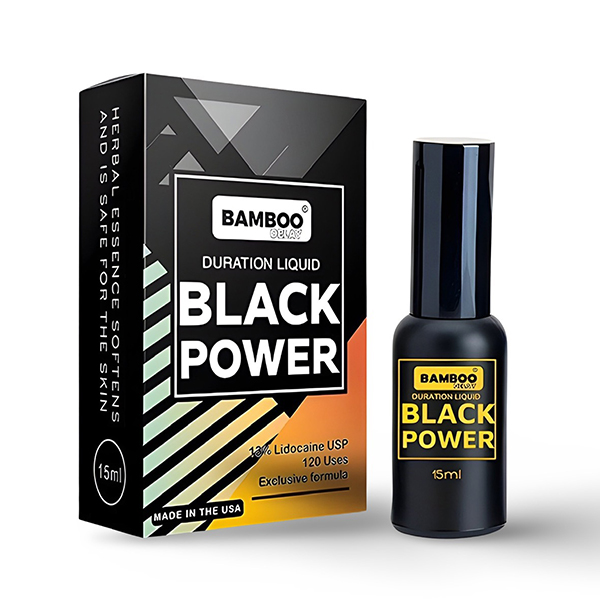 Chai xịt chống xuất tinh sớm Bamboo Black Power 15ml Mỹ chính hãng 