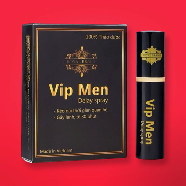 Chai xịt chống xuất tinh sớm VIP MEN 10ml hiệu quả an toàn 