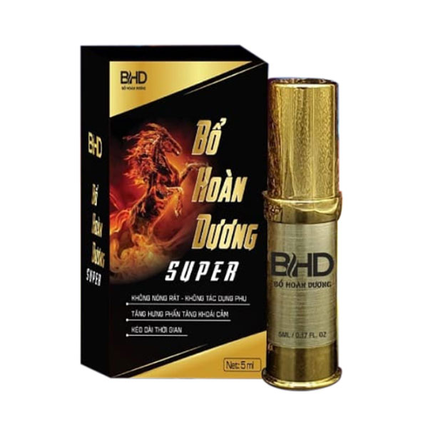 Chai xịt chống xuất tinh sớm Bổ Hoàn Dương 5ml kéo dài thời gian quan hệ 