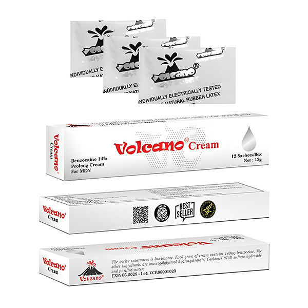 Gel Volcano Chống Xuất Tinh Sớm Kéo Dài Quan Hệ 