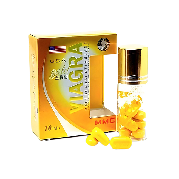  Giá sỉ Thuốc cường dương Viagra Gold hộp 10 viên  nhập khẩu 