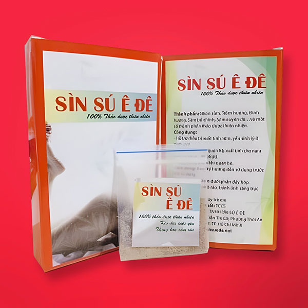 Bột Sìn Sú Ê Đê chống xuất tinh sớm gói 0.5g hàng Việt Nam 